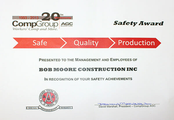 Safety Award