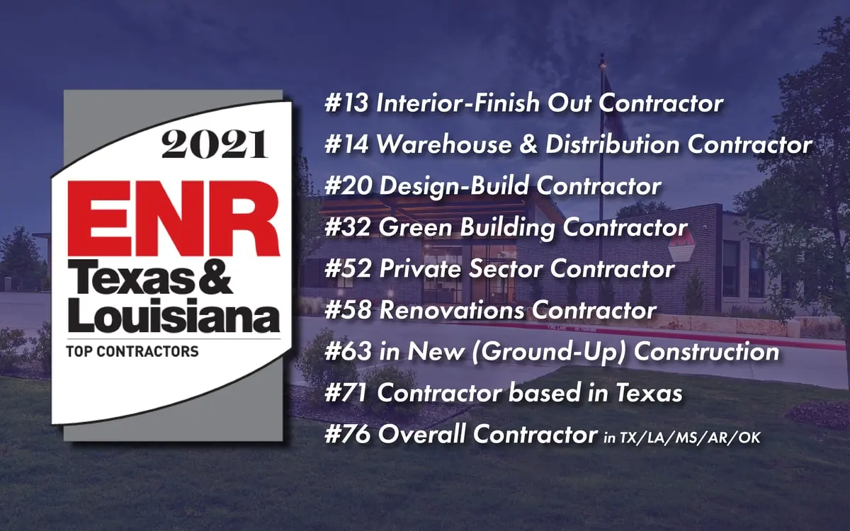 ENR 2021 Top Contractor Texas and Louisiana